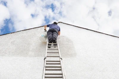 Peinture extérieure à la Villedieu — façades et ravalement